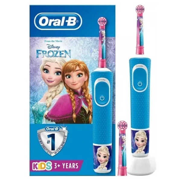 مسواک برقی اورال بی Oral-B بچگانه ویتالیتی Frozen با یدک اضافه اصل و اورجینال