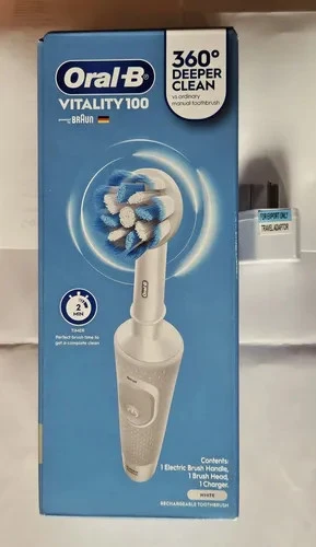 مسواک برقی شارژی سفید (Rechargeable Electric Toothbrush)