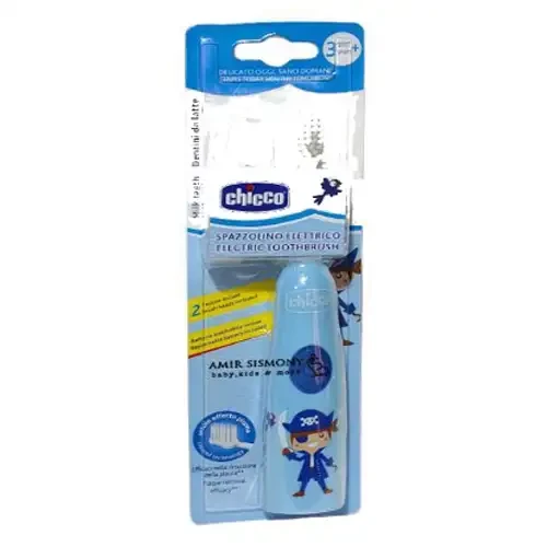 مسواک برقی کودک چیکو Chicco رنگ آبی 3 +سال پسرانه
