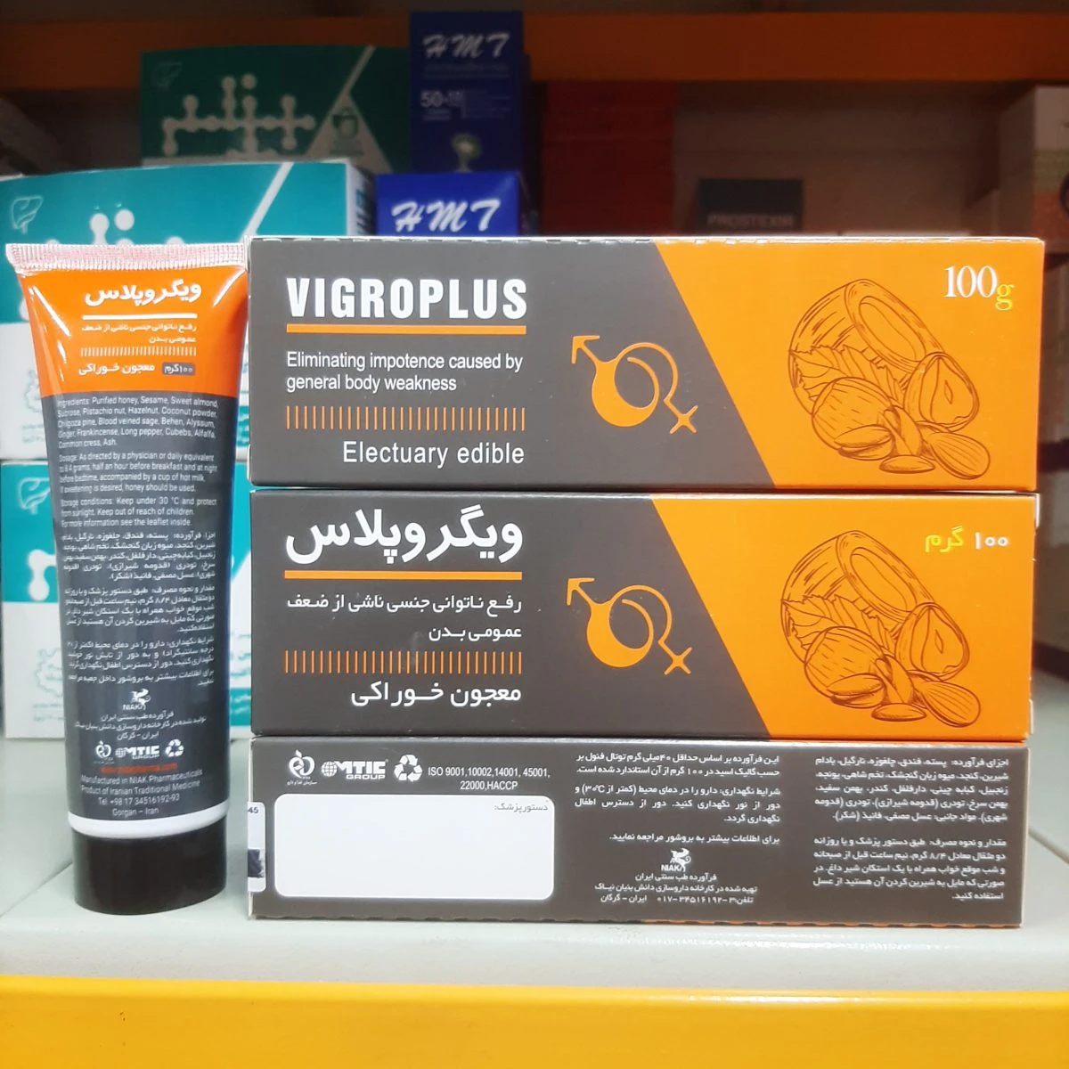 معجون خوراکی ویگروپلاس نیاک ، رفع ناتوانی جنسی
