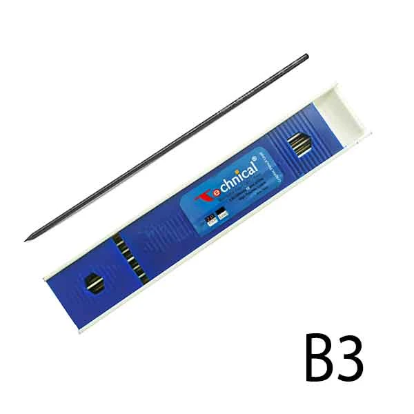 مغز اتود ۲ میل تکنیکال B3 (بسته ۱۲ عددی)