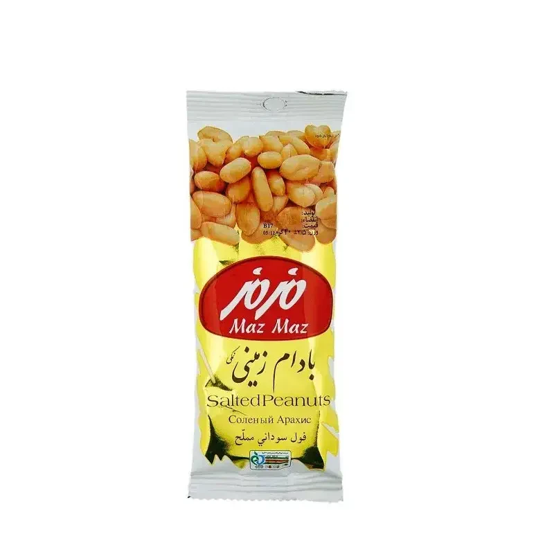 مغز بادام زمینی نمکی مزمز 40 گرمی