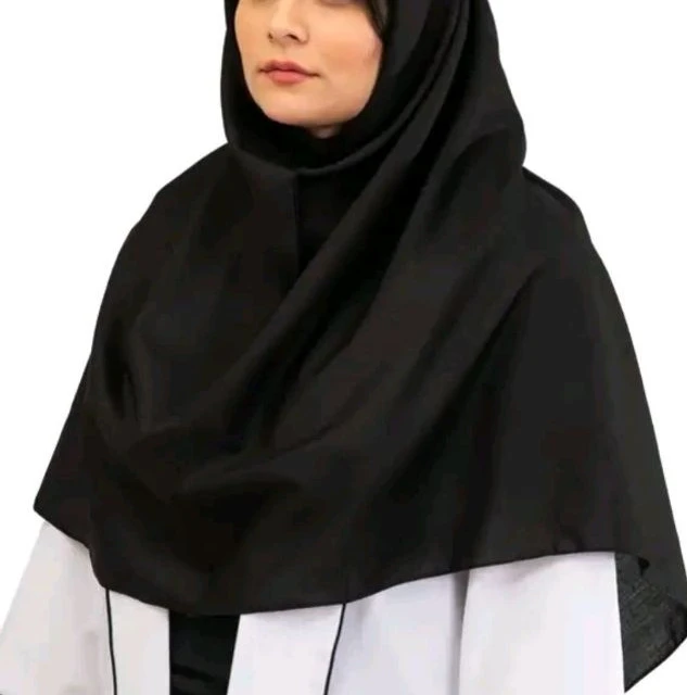 مقنعه سرمه ای قد ۱۰۰ جنس بروجردی