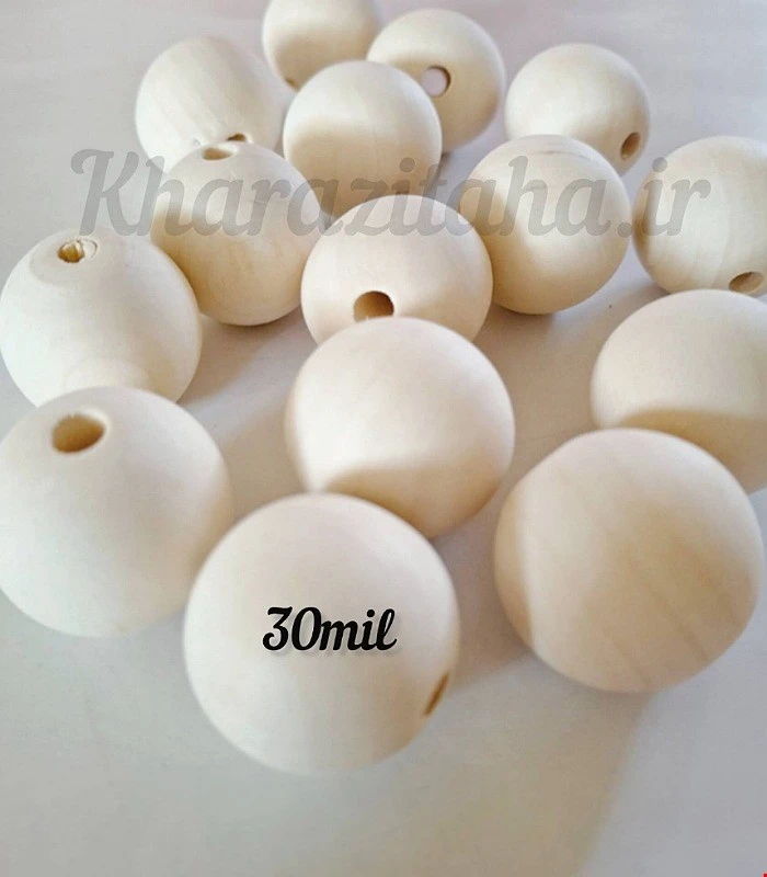 مهره چوبی سایز۳۰میلی متری