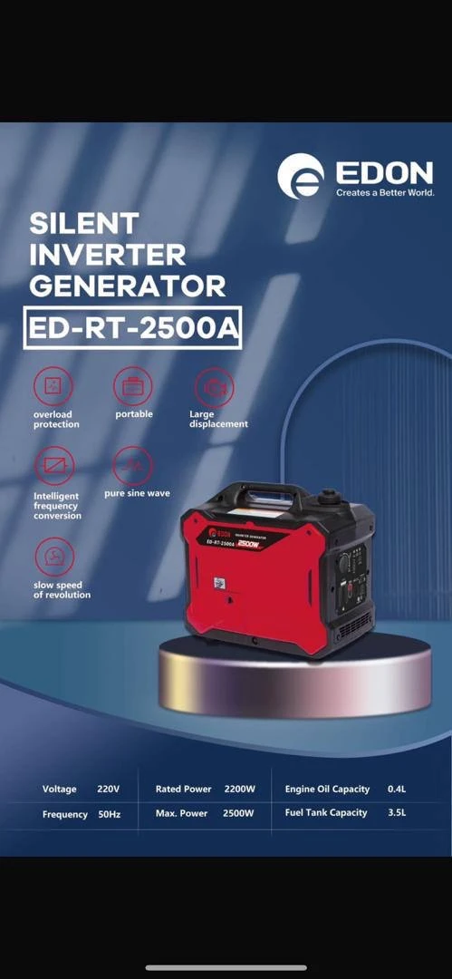 موتور برق بنزینی سایلنت ادون مدل ED-RT2500A