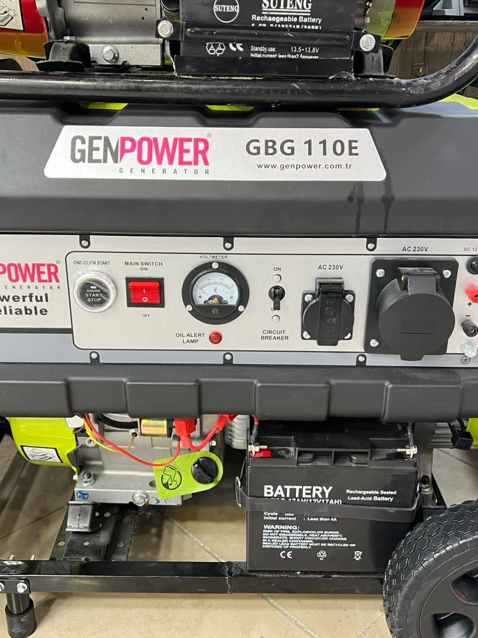 موتور برق جن پاور مدل GBG110E ظرفیت 11 کیلو وات تک فاز