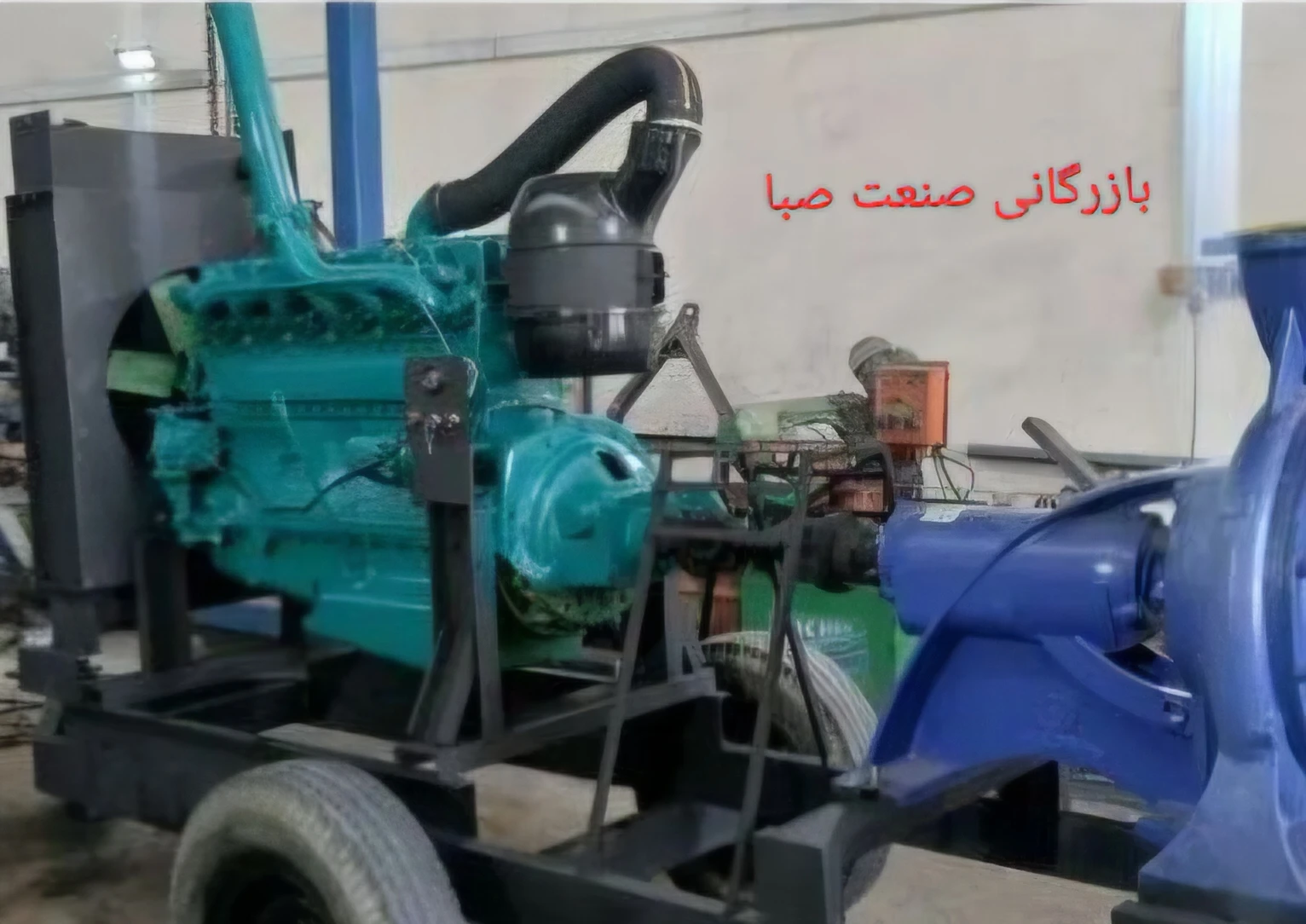 موتور بنز ۱۰ تن صفر با پمپ خنزیره ۱۰ به ۱۲ فشار قوی و شاسی