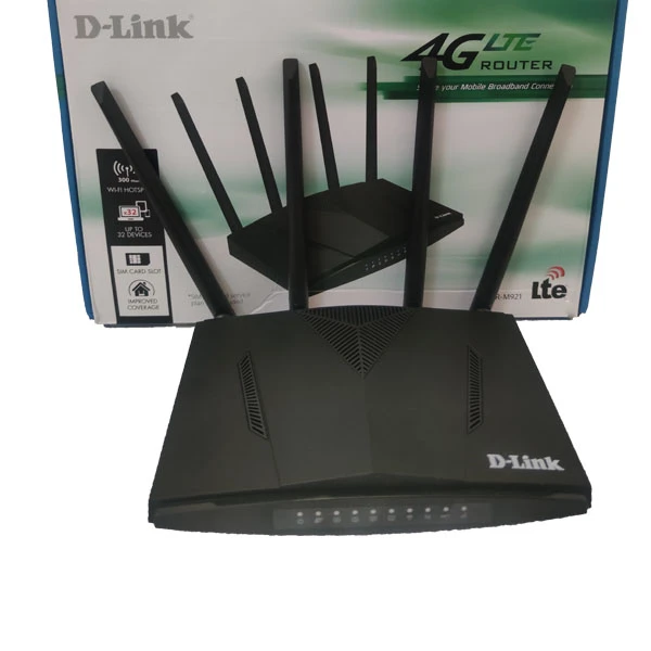 مودم سیم کارتی 4انتن دی-لینک مدل Dlink DWR-M921 کارتن اصلی آنباکس