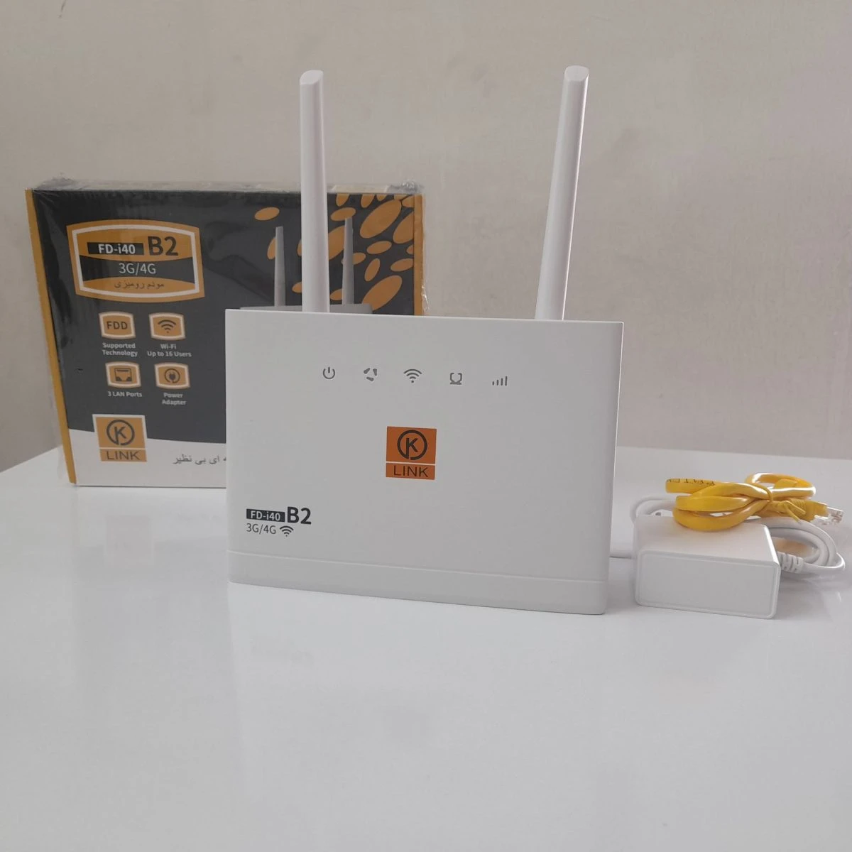 مودم سیمکارتی 4G-5G آنلاک K-LINK-B2(پشتیبانی از همه سیم کارت ها)
