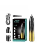 موزن گوش و بینی VGR V-619 | موزن 2 در 1 + تریمر صورت | IPX5