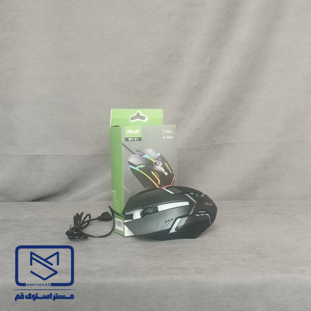 موس گیمینگ باسیم طرح ایسوس مدل ASUS MT - X1
