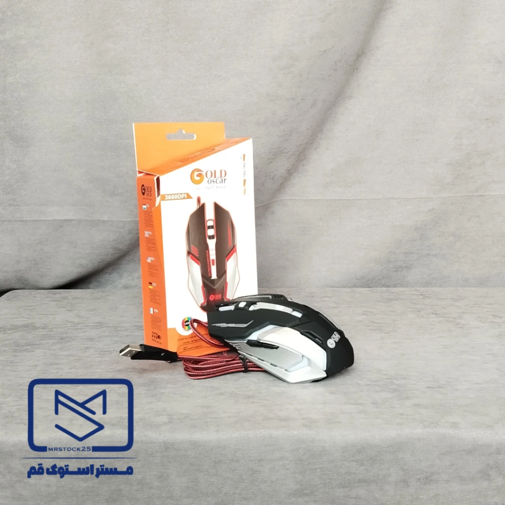 موس گیمینگ باسیم گلد اسکار مدل Gold Oscar T3