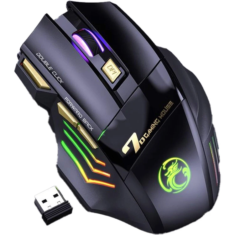 موس گیمینگ بی‌سیم IMICE مدل GW-X7 – دقت بالا و طراحی ارگونومیک