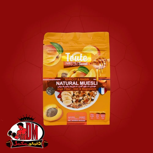 موسلی زردآلو پاوچ توت سوییت 350 گرمی