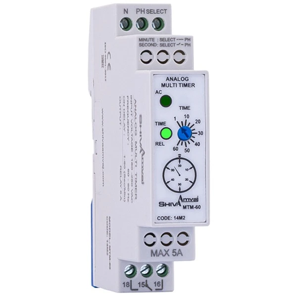 مولتی تایمر آنالوگ سری M مدل MTM-60 – 14M2 شیوا امواج