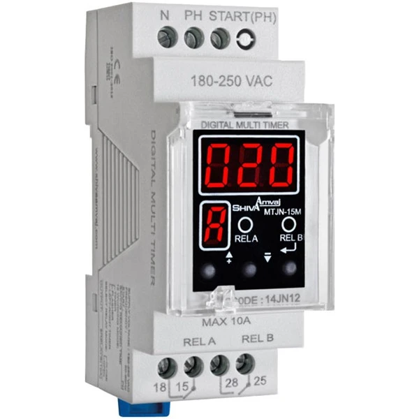 مولتی تایمر دیجیتال سری N مدل MTJN-15M – 14JN12 شیوا امواج
