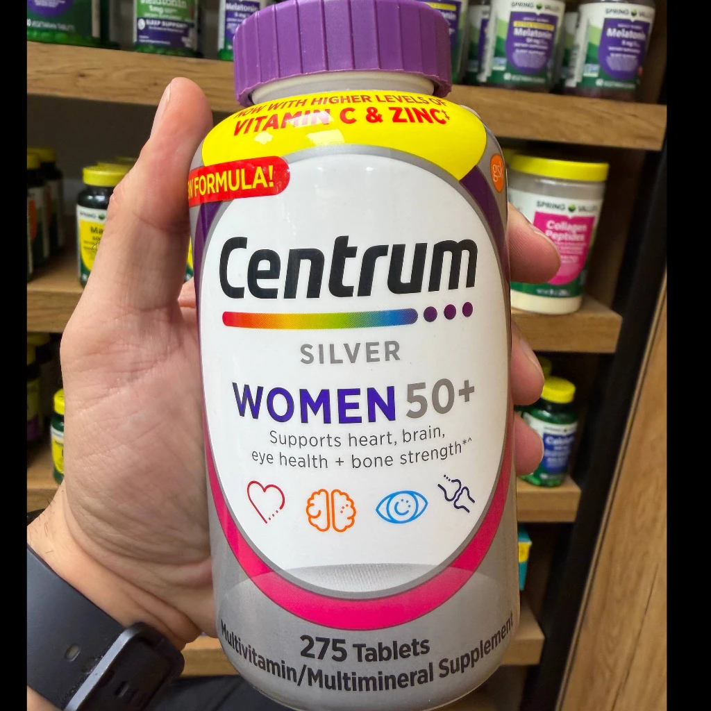 مولتی‌ویتامین سنتروم سیلور زنان بالای 50 سال (Centrum Silver Women 50+)