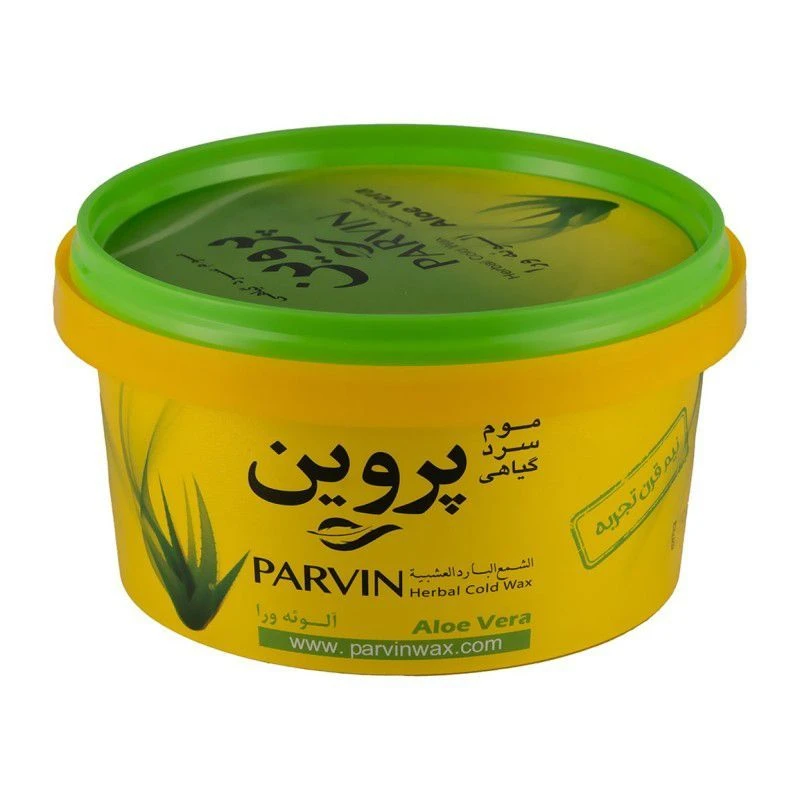 موم گیاهی سرد پروین مدل آلوئه ورا وزن 700گرم