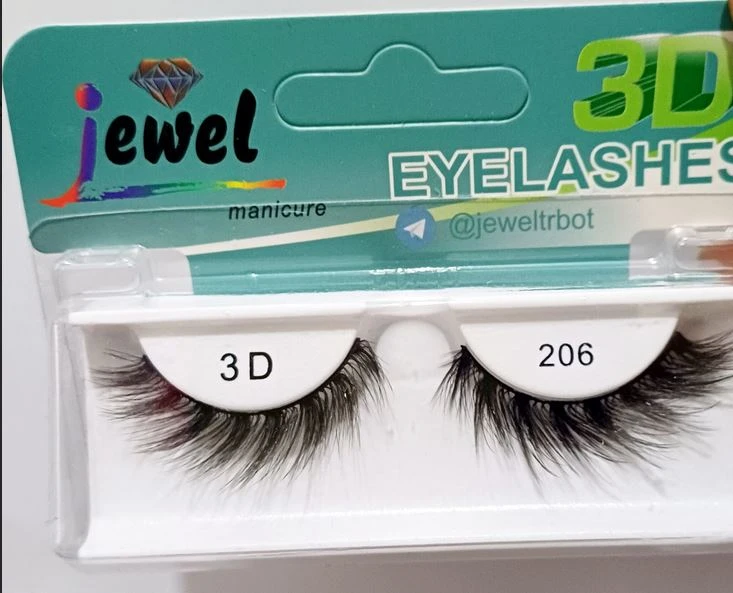 مژه مصنوعی سه بعدی جیول (جول) کد 206