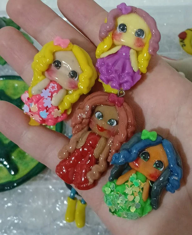 مگنت عروسکی خمیر چینی