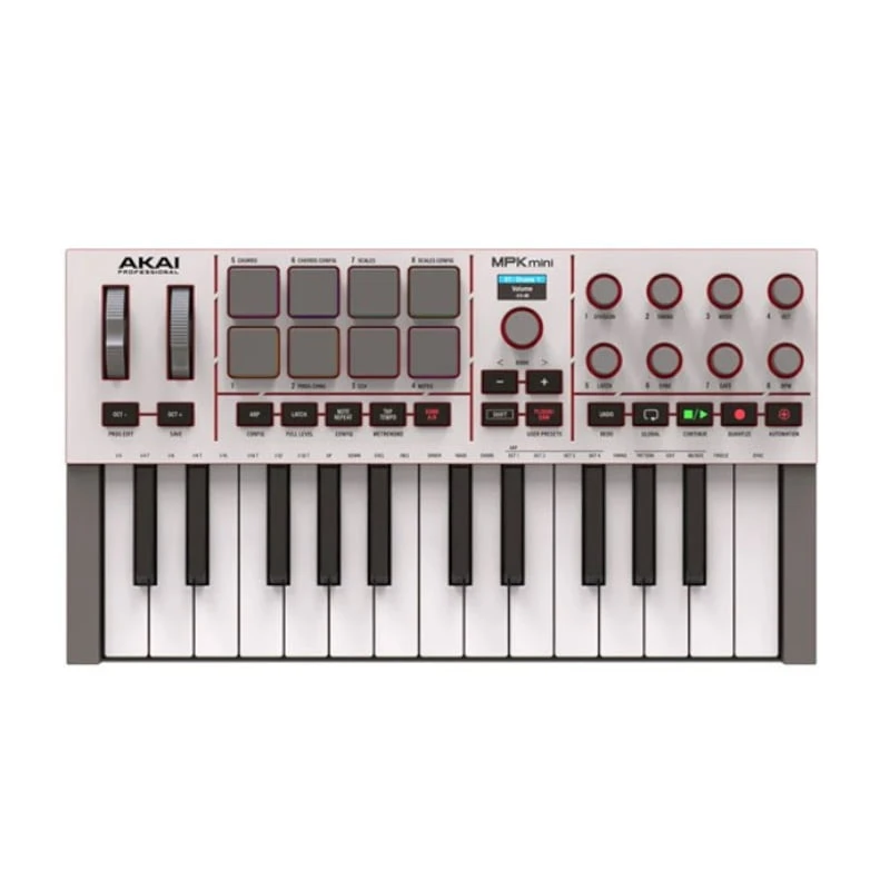 میدی کنترلر AKAI MPK Mini Mini IV GrayAKAI MPK mini MK4 Midi Controller