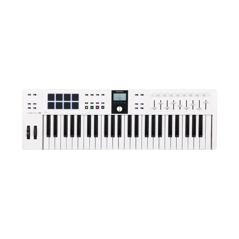 میدی کنترلر Arturia Keylab Essential 49 Mk3 WhiteArturia KeyLab Essential 49 Mk3 White Midi Controller