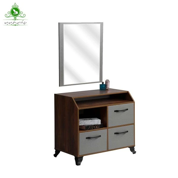 میز آرایش سه کشو مدل آیرون