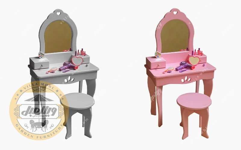 میز آرایش چوبی کودک