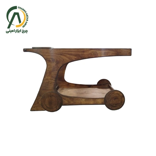میز بار چوبی ضد آب (چرخ دستی یا ترولی پذیرایی)