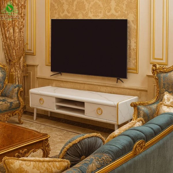 میز تلویزیون MDF وکیوم مدل لوکا