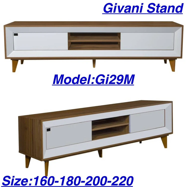میز تلویزیون ام دی اف هایگلاس مدل GI0029M
