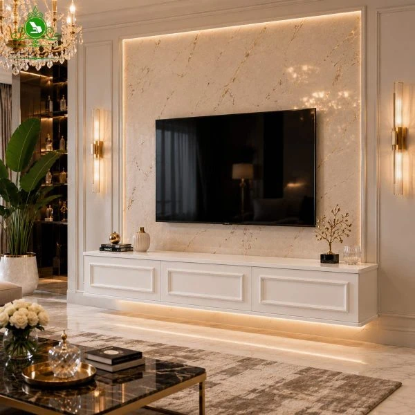 میز تلویزیون دیواری تمام MDF مدل M302