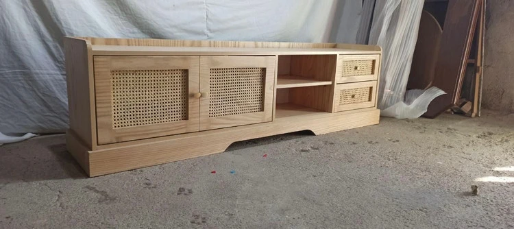 میز تی وی حصیری پاسنگ دار