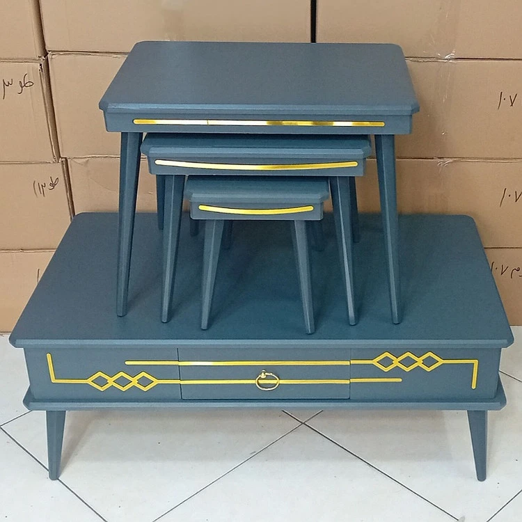 میز جلومبلی و عسلی مدل گندم