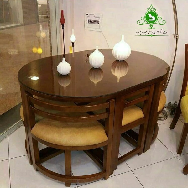 میز ناهارخوری مدل کمجا شش نفره