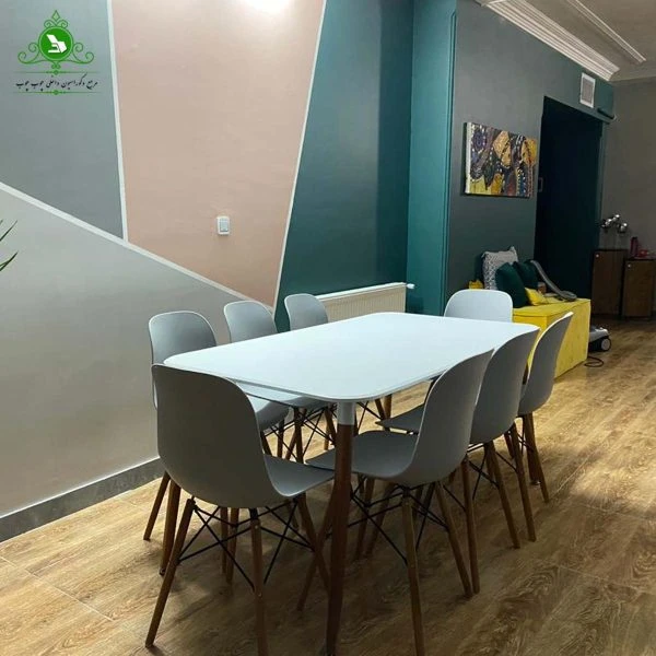 میز ناهارخوری هشت نفره مدل آرین مستطیلی