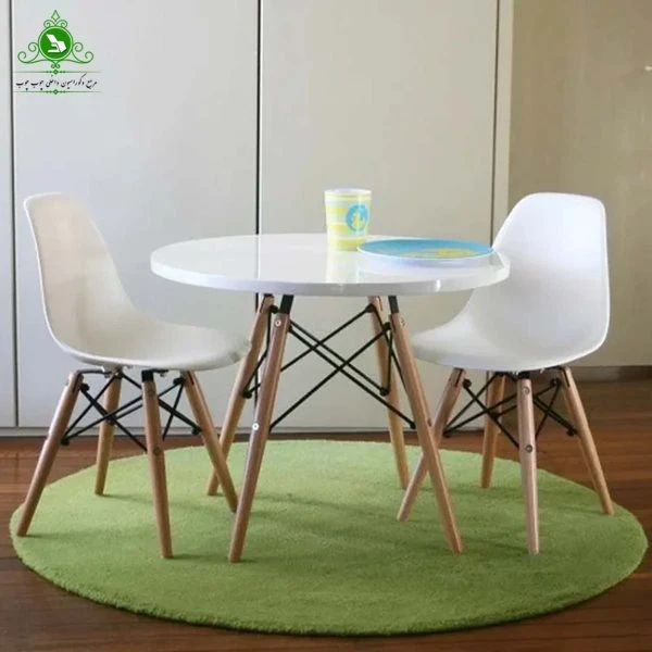 میز و صندلی دو نفره فایبرگلاس
