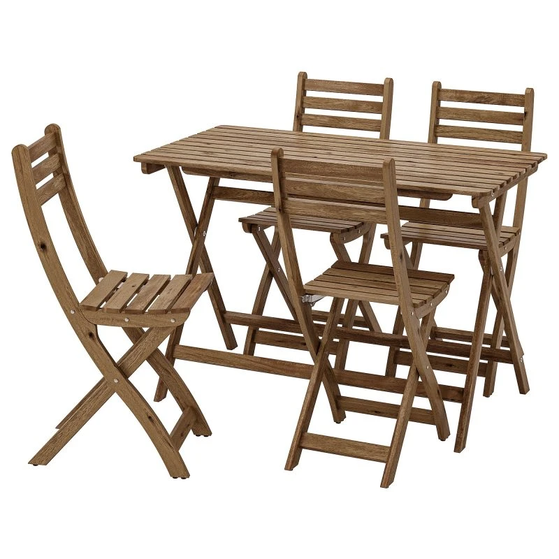 میز و صندلی غذاخوری ایکیا IKEA ASKHOLMEN دونفره