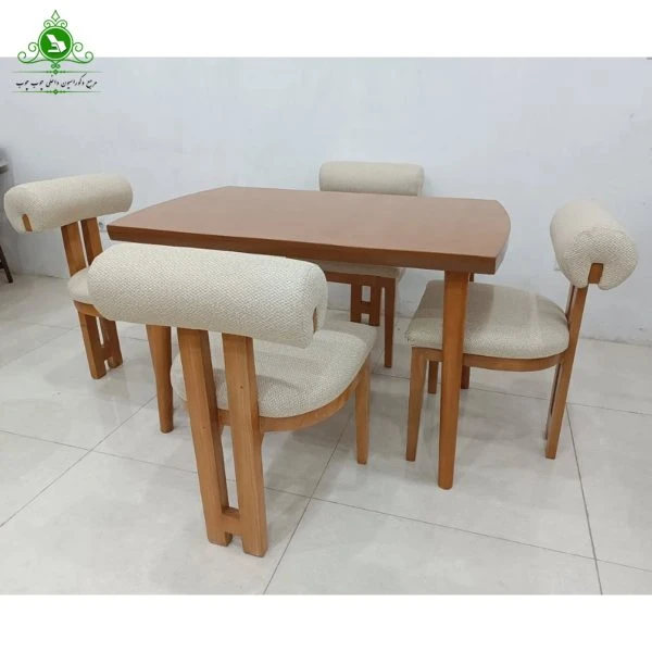 میز و صندلی ناهارخوری چهار نفره مدل تی