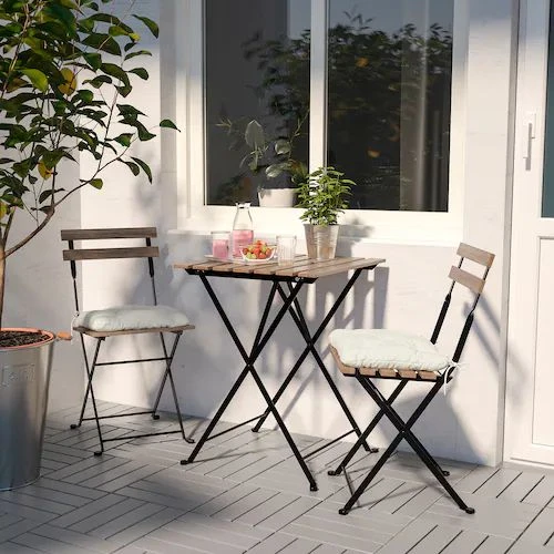 میزبه همراه دو عدد صندلی ایکیا IKEA TARNO