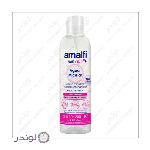 میسلار آمالفی ۲۰۰ میل | پاک کننده ملایم صورت + آبرسان با بابونه و آلوئه ورا