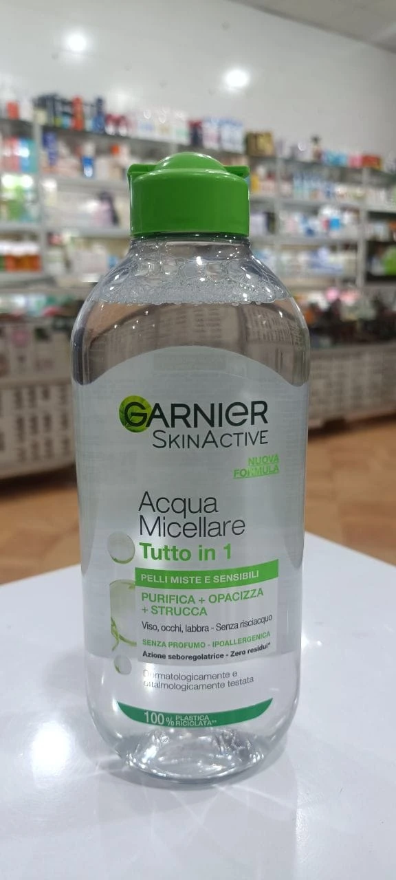 میسلار واتر سبز مخصوص پوست مختلط و چرب | G.a.r.n.i.e.r Micellar Water Green All‑in‑One