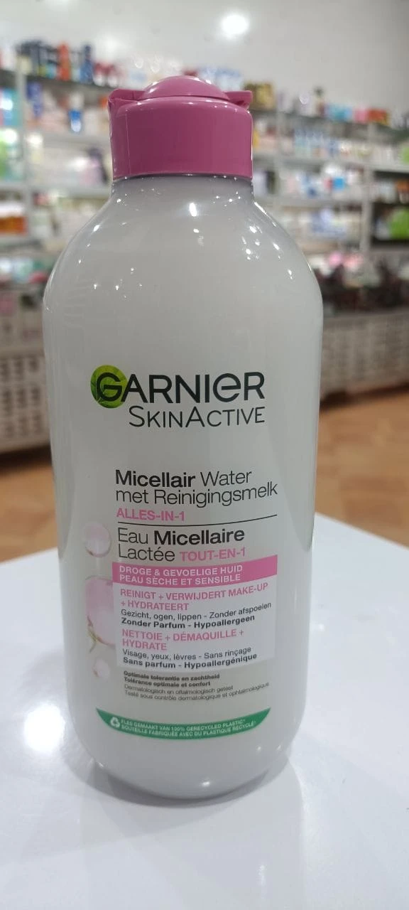 میسلار واتر شیری گارنیر | پاک‌کننده ملایم پوست خشک و حساس G.a.r.n.i.e.r Micellar Water