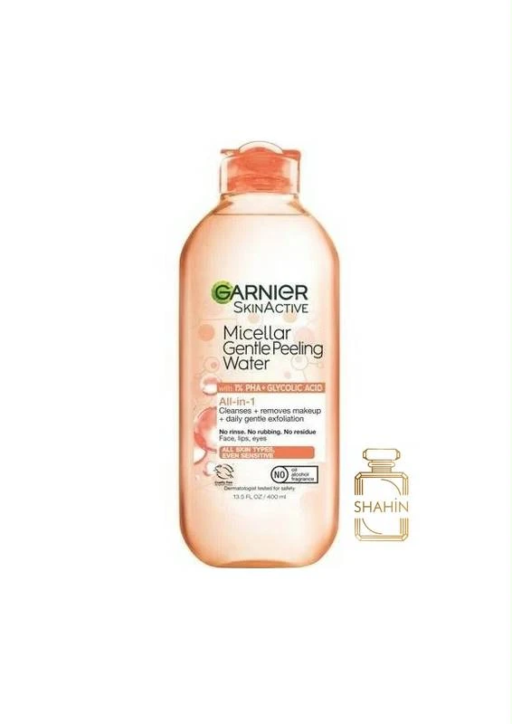 میسلار واتر لایه بردار گارنیر اصل Garnier Micellar Peeling PHA1%+Glycolic Acid 400ML