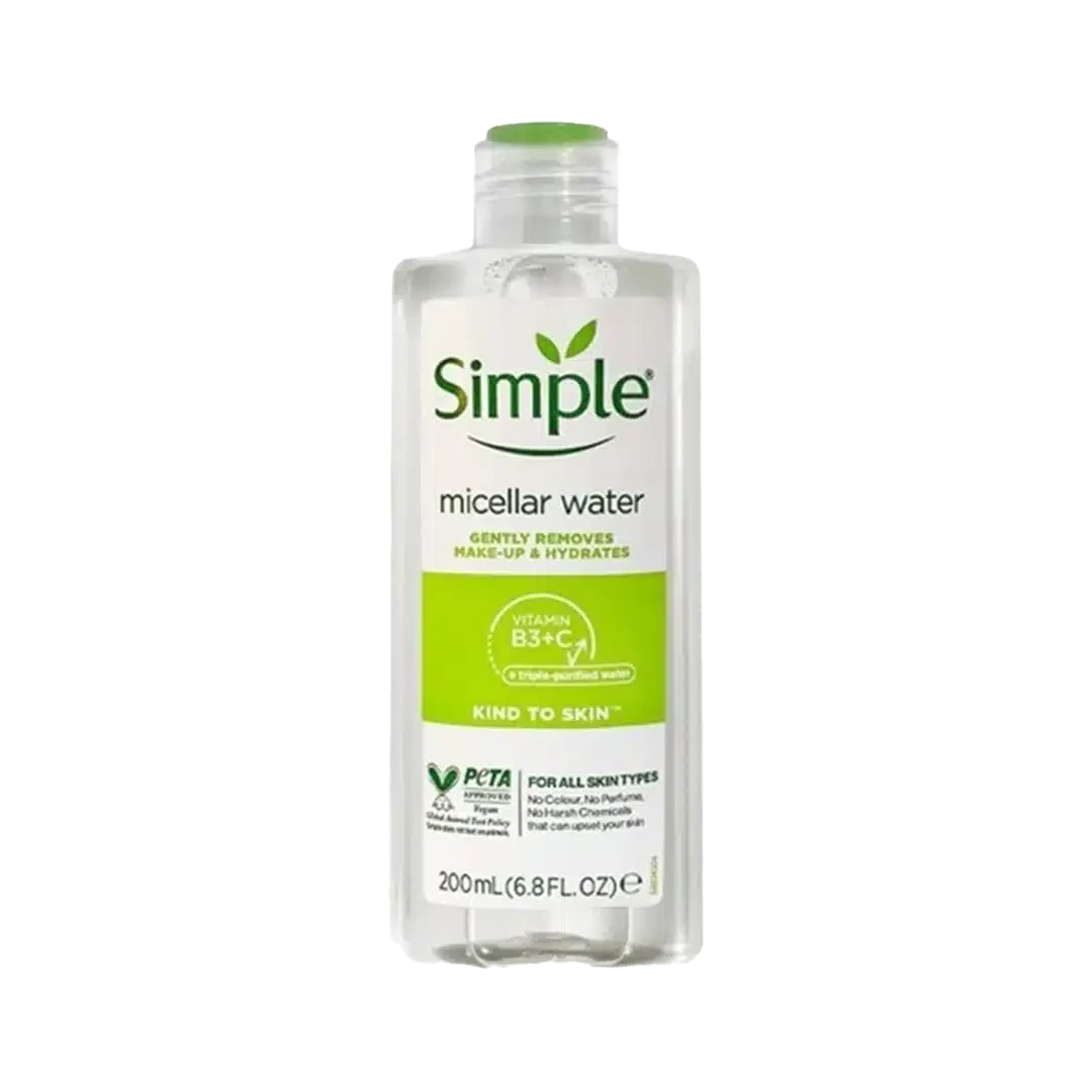 میسلار واتر و پاک کننده آرایش صورت سیمپل مدل vitamin B3-c