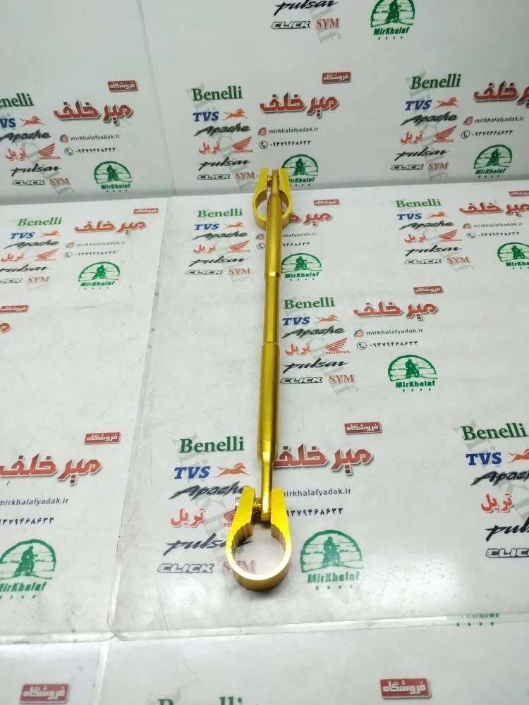 میل رنتال (تعادل) اسپرت فرمان انواع موتورسیکلت زرد طلایی