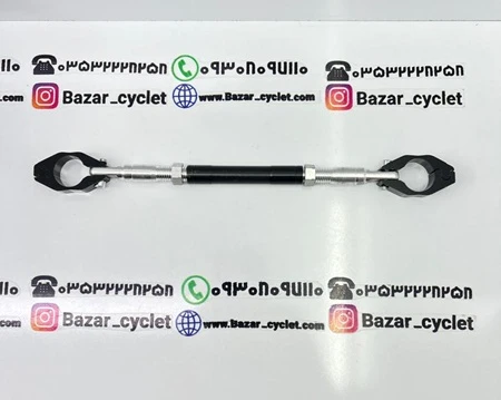 میل وسط فرمان رنتال ریگلاژی موتور سیکلت مشکی