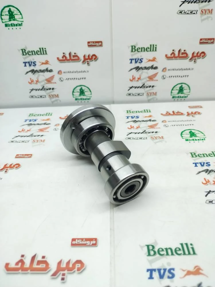 میله سوپاپ (بادامک) موتور تریل cb 250 (سی بی) زنجیر تایم 2 دو بلبرینگ