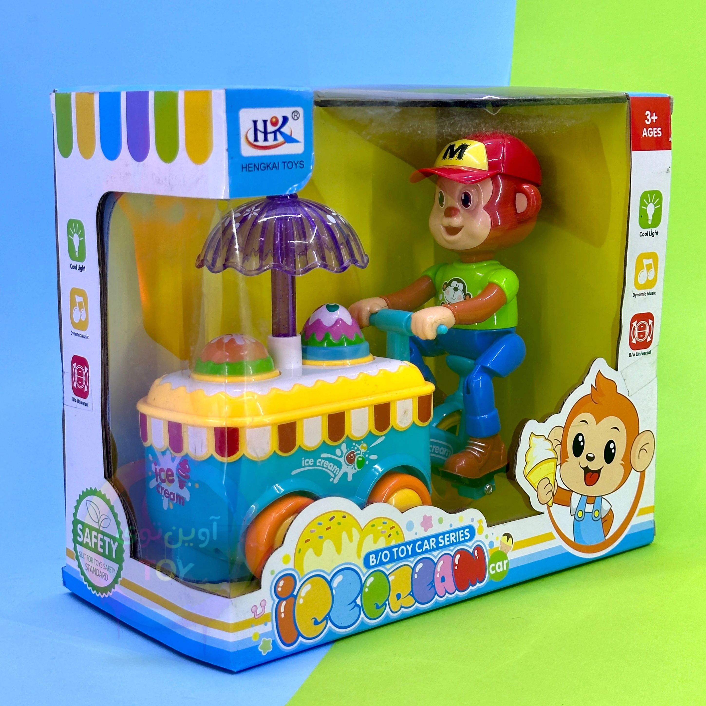 میمون بستنی فروش موزیکال HENGKAI TOYS