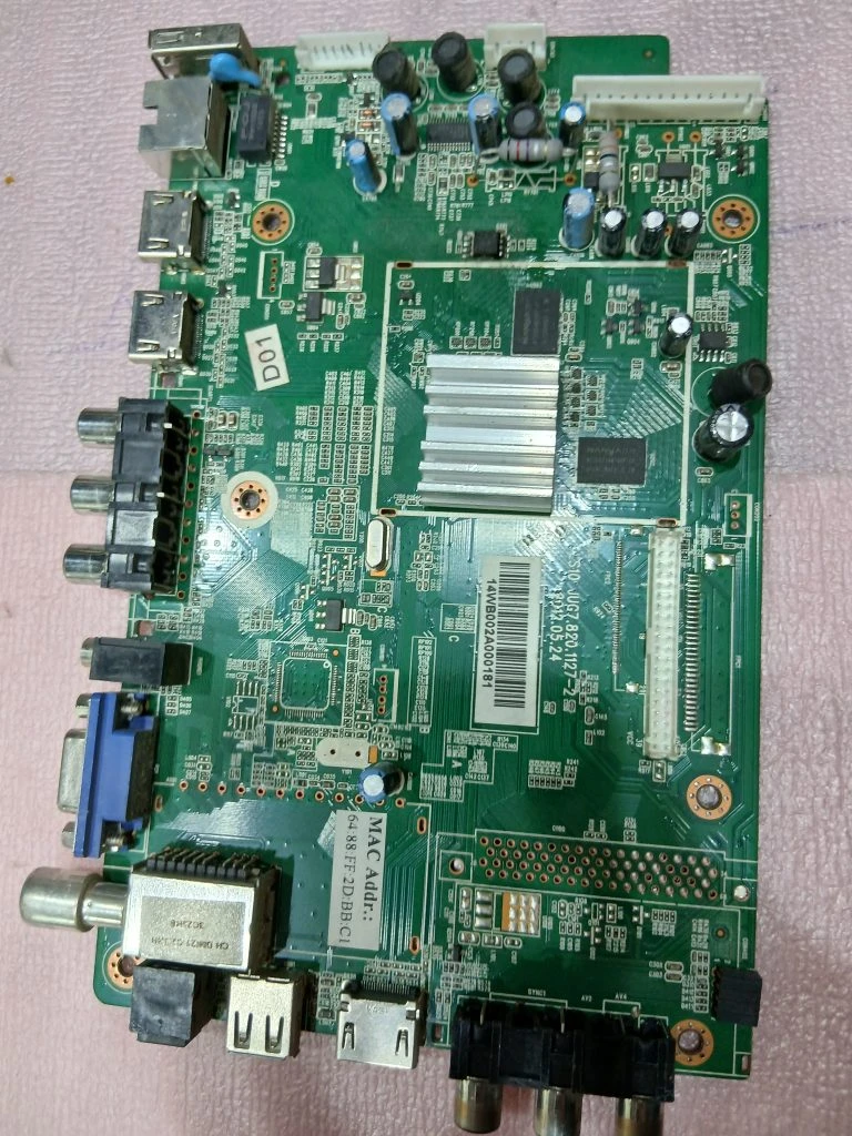 مین برد تلویزیون مارشال مدل ME-4228